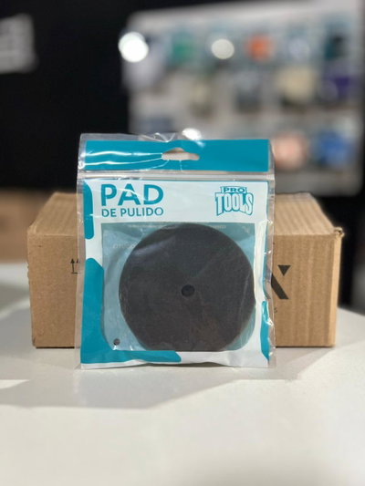 PAD 3" FLAT NEGRO - CORTE PULIDO