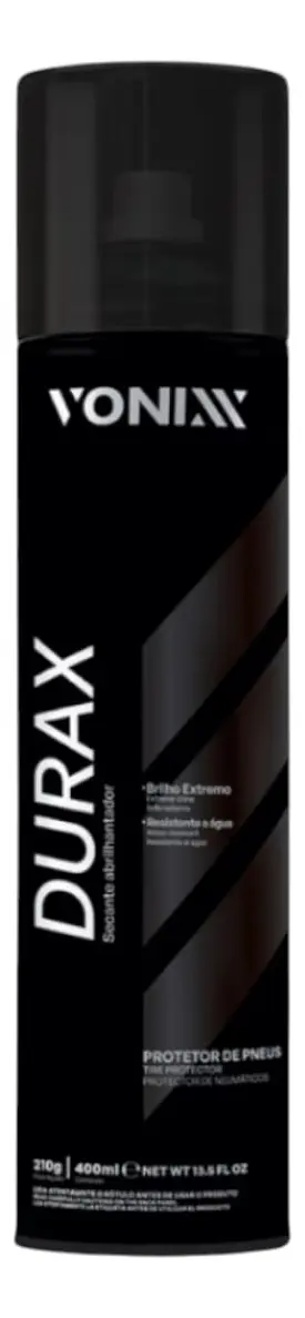 DURAX AEROSOL 400ML - REVIVIDOR DE NEUMÁTICOS 