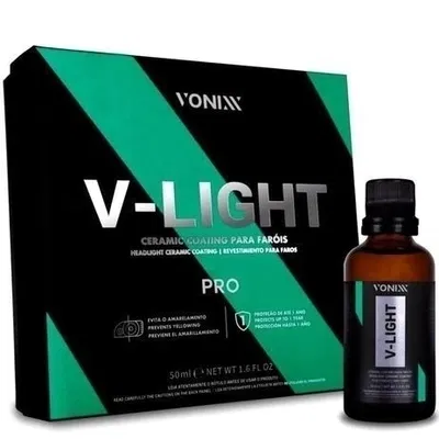 V-LIGHT PRO 50ML 1 AÑO - SELLADOR CERAMICO PARA OPTICAS Y VIDRIOS