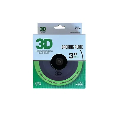 Backing plate 3" para roto orbital - Rosca 5/16