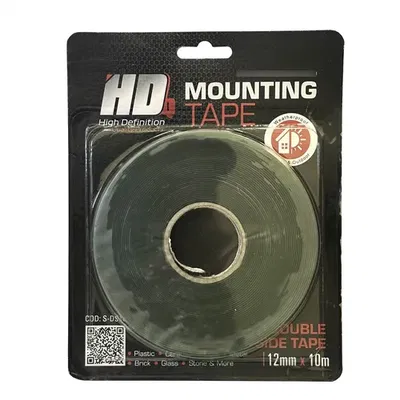Cinta doble faz silicona HDQ - 12mm X 10M