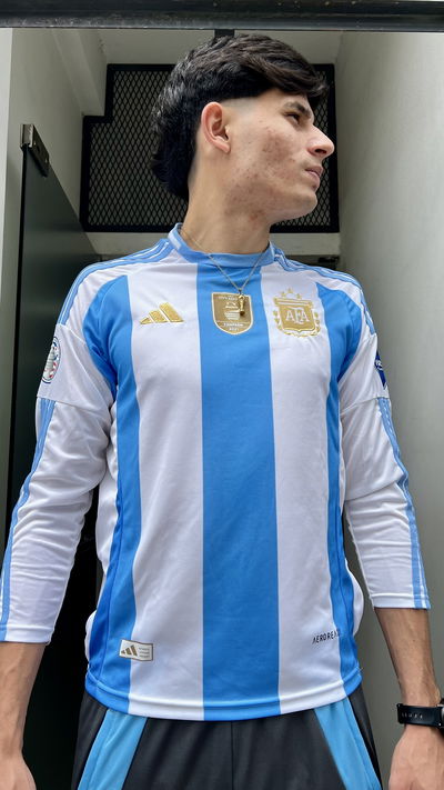 CAMISETA SELECCION ARGENTINA MANGAS LARGAS TITULAR 24/25