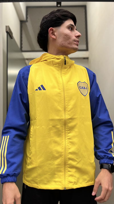 ROMPEVIENTO BOCA JRS AMARILLO