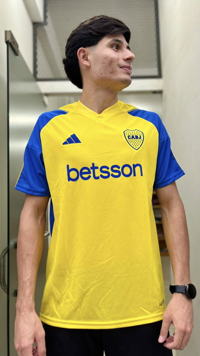 CAMISETA ENTRENAMIENTO BOCA JUNIORS AMARILLA