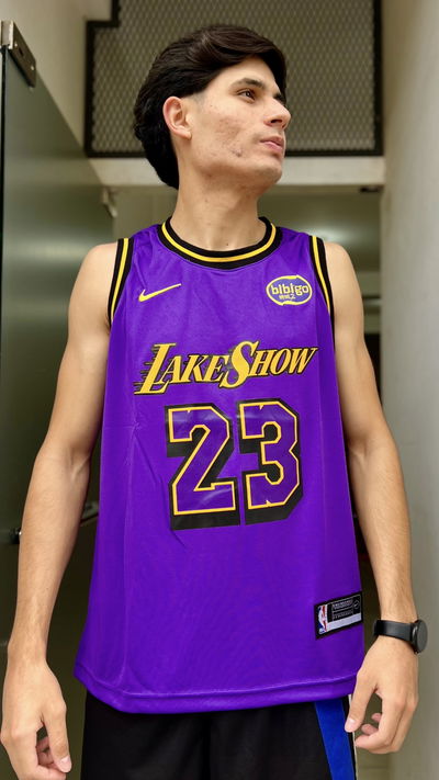 MUSCULOSA THE ANGELS LAKERS LILAC