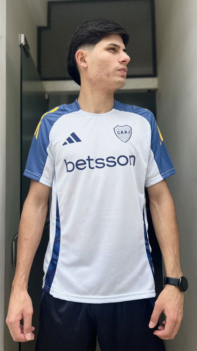 CAMISETA BOCA JRS ENTRENAMIENTO GRIS  24/25