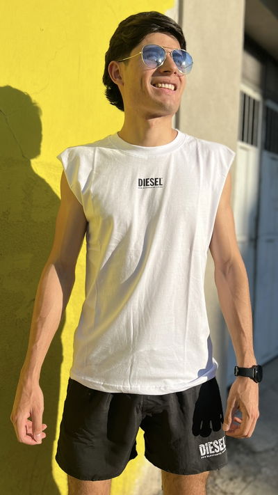 MUSCULOSA DIESEL BLANCA