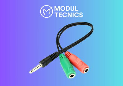 CABLE DOBLE JACK ESTEREO 3.5 A PLUG 3.5 ESTEREO