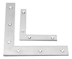 ESCUADRA PLANA CROM.125X125