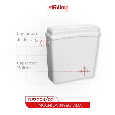 MOCHILA INYECTADA  BOTON LATERAL SIFOLIMP