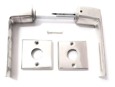 PICAPORTE ALUMINIO BISELADA NATURAL 