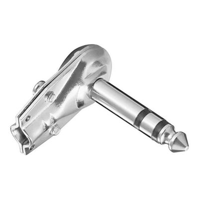 FICHA PLUG 6,5 MM ST METALICO ACODADO K303H