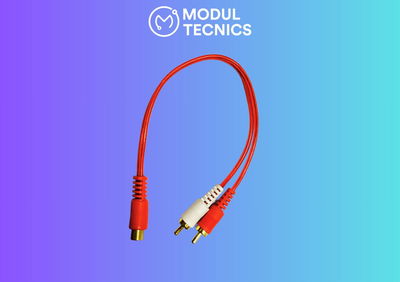 CABLE CRISTAL Y 2 RCA PLUG A 1JACK