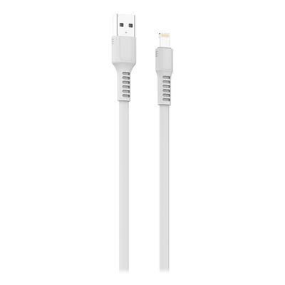 CABLE SOUL FLAT IPHONE 1,2 BLANCO 3.1AMP