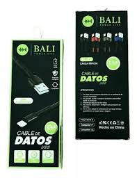 CABLE USB BALI BL-09 IPHONE BLANCO 1M DE LARGO 2,4
