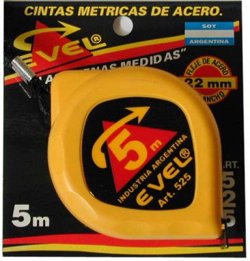 CINTA MÉTRICA DE 5MTS EVEL