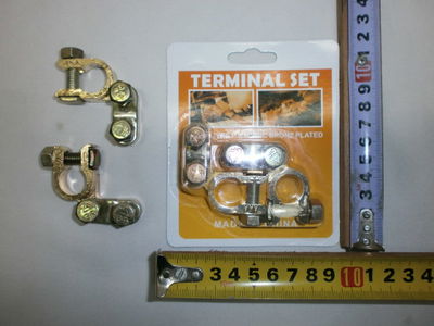 SET DE BORNES PARA BATERÍA DE AUTO