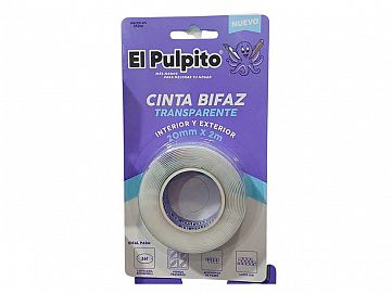 CINTA BIFAZ TRANSPARENTE EL PULPITO
