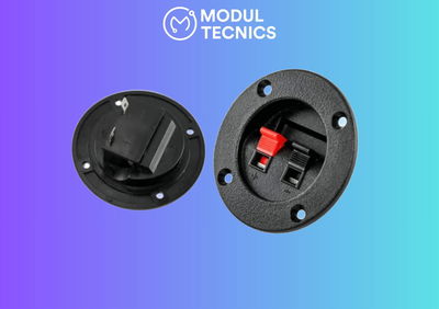 BORNERA REDONDA BAFLE 2 TERMINALES