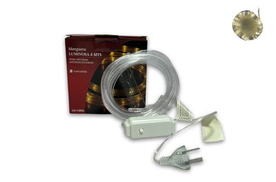 LUZ DE NAVIDAD MANGUERA LED CALIDA 5MTS