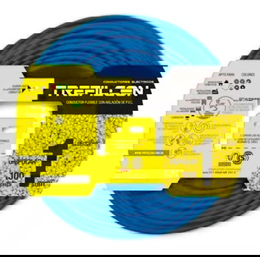 METRO CABLE 1MM CELESTE