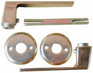 PICAPORTE BISELADA D/B. BRONCE PULIDO 5136