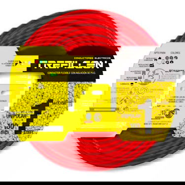 METRO CABLE 1MM ROJO