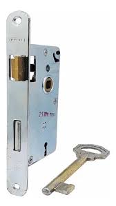 CERRADURA PRIVE 101 PLACA FRENTE REDONDO