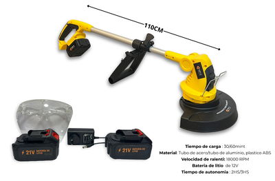 BORDEADORA INALAMBRICA 2 BATERÍAS