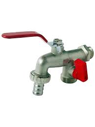 CANILLA PARA LAVARROPA METAL ESFERICA