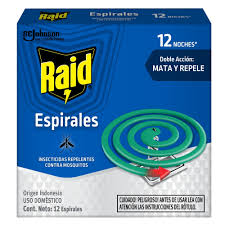 REPELENTE RAID ESPIRALES X 12