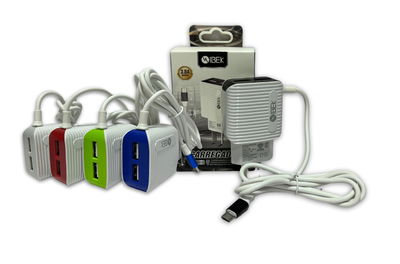 CARGADOR TIPO V8 3,1AMP IBEK