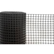 MALLAS PLÁSTICA ROMBOIDAL NEGRA  1MTS 