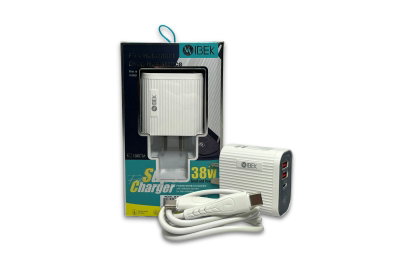 CARGADOR CARGA RAPIDA 38W IBEK