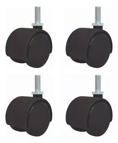 RUEDA PVC CUADRADAS C/BUJE 50MM