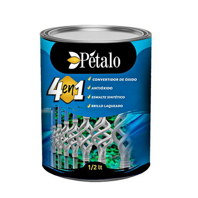 ESMALTE SINTETICO NEGRO X 1/4LTS 4 EN 1