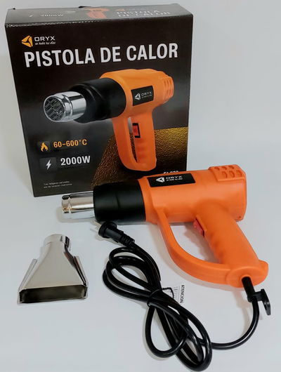 PISTOLA DE CALOR 200W ORYX