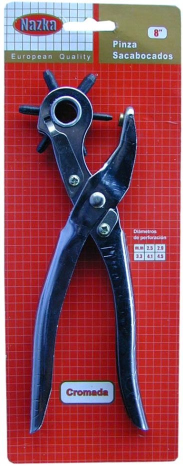 PINZA SACABOCADOS CROMADA DE 8'
