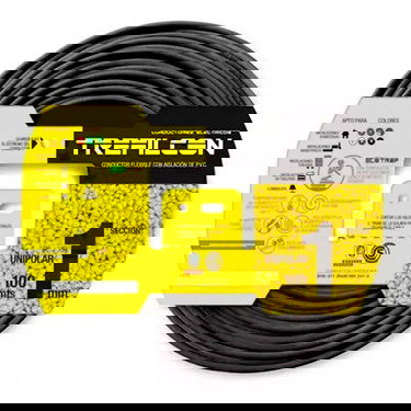 METRO CABLE 1MM NEGRO