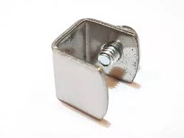 SOPORTE TIPO "U" C/TORNILLO  DE ACERO