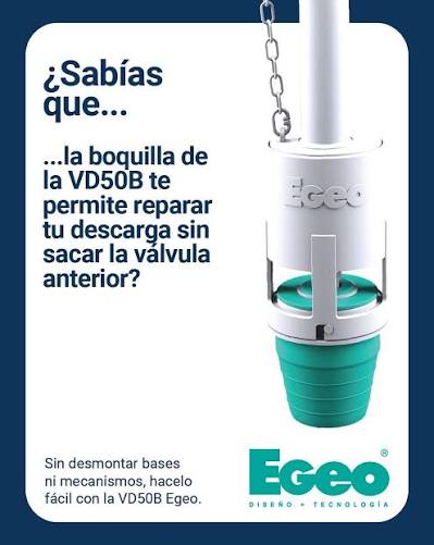 VÁLVULA DE DESCARGA PARA MOCHILAS EGEO VD50