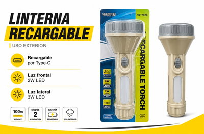 LINTERNA RECARGABLE EN BLISTER
