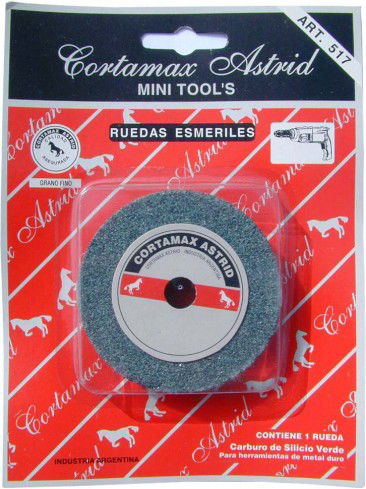 ACCESORIO 508 RUEDA OXIDO 75 mm.FINA