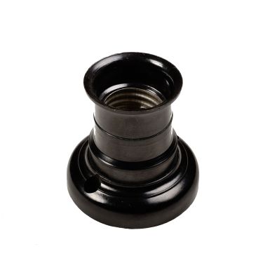 RECEPTÁCULO RECTO NEGRO