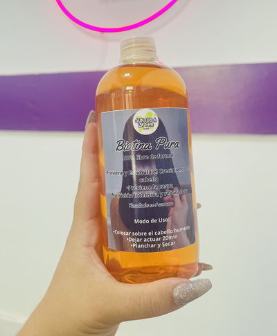 Biotina para la caída de cabello 