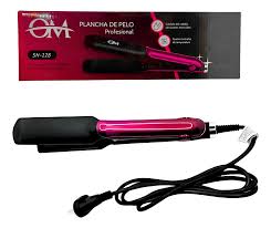 Planchita Para Cabello Alisado De Ceramica Om Sn-228