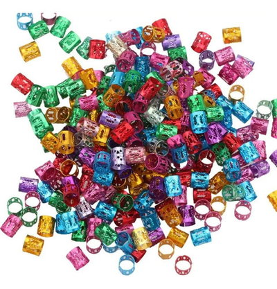 CUFF PARA TRENZAS COLORES X 15