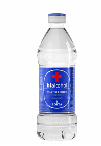 ALCOHOL ETILICO 96% 500ml