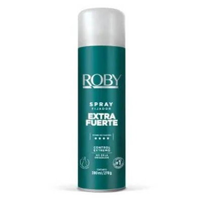 Fijador Roby E.Fuerte x 390 ml.