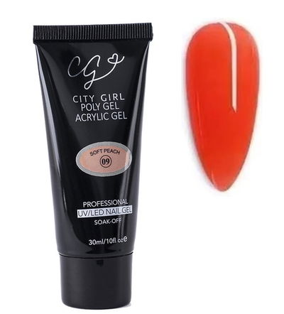 Polygel City Girl - Soft Peach